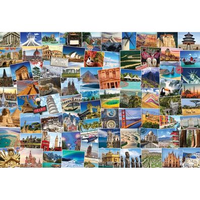 Eurographics Weltreisender Puzzle 2000 Teile