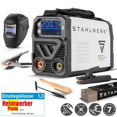 Stahlwerk Schweißgerät ARC 200 MD Digital Vollausstattung - Inverter 200 Ampere