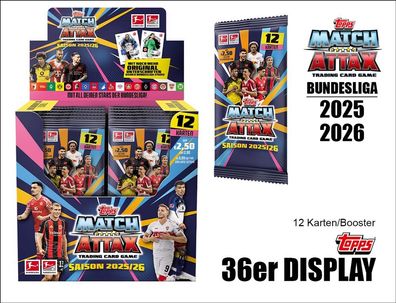 Topps Match Attax Bundesliga 2025/2026 - 36er Display