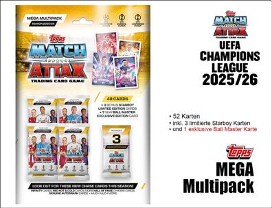 Topps UEFA Champions League 2025/2026 TC - MEGA Multipack