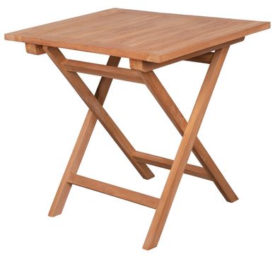 deVries Teakholz Klapptisch Woodie 80 x 60 cm - eckig