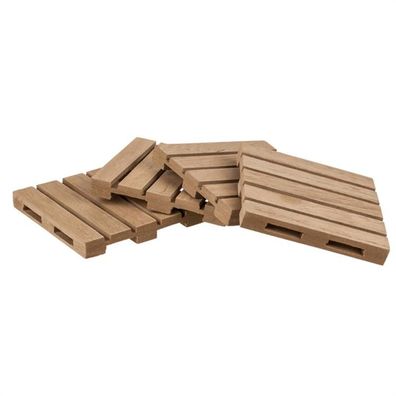 4 x Untersetzer Palette aus Holz