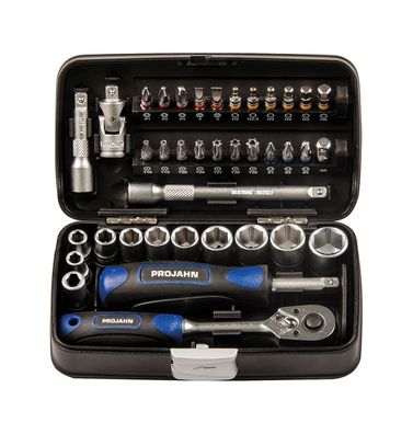 Projahn Mini Steckschlüssel & Bit-Box 38tlg. mit markierten Bits