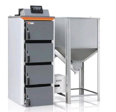 HKS Lazar Pelletkessel 20 kW PELLET FOCUS Pelletbehätler 310 Liter