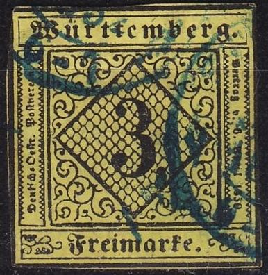 Germany Württemberg [1851] MiNr 0002 a ( O/used ) [02]