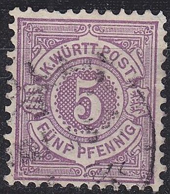 Germany Württemberg [1875] MiNr 0045 a ( O/used )