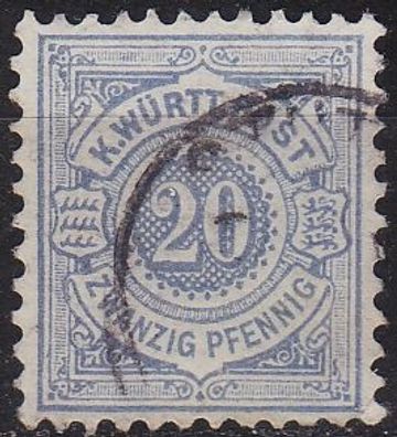 Germany Württemberg [1875] MiNr 0047 ( O/used )