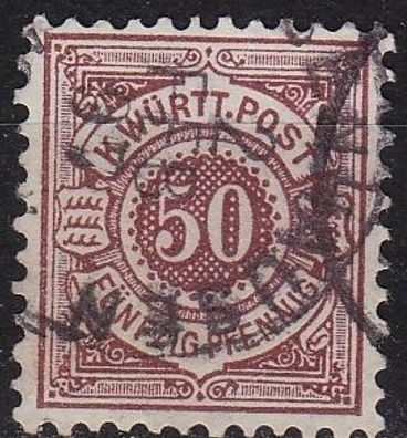 Germany Württemberg [1890] MiNr 0059 ( O/used )