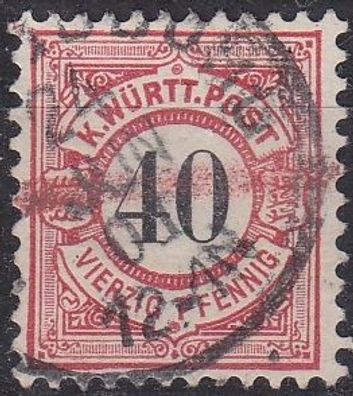Germany Württemberg [1900] MiNr 0062 ( O/used ) [01]