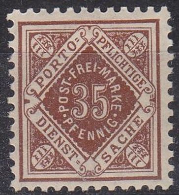 Germany Württemberg [Dienst] MiNr 0132 ( * /mh )