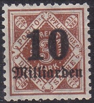 Germany Württemberg [Dienst] MiNr 0183 ( * /mh )