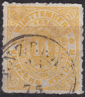 Germany Württemberg [1869] MiNr 0041 aa ( O/used ) [01] Altatest