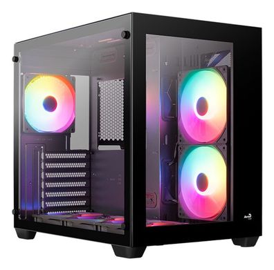 Aerocool Advanced Technologies Geh Midi Dryft MicroATX/ATX/MiniITX FRGB black - ATX