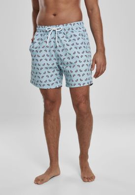 Urban Classics Badehose Melon Swim Shorts Oceanblue