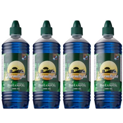 Lampenöl farbig 4 Liter blau für Garten-Fackeln Öllampen Bambusfackeln Wandfackel