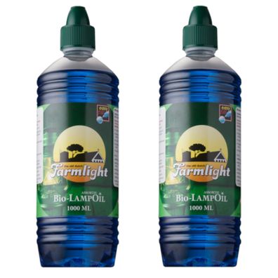 Lampenöl farbig 2 Liter blau für Garten-Fackeln Öllampen Bambusfackeln Wandfackel