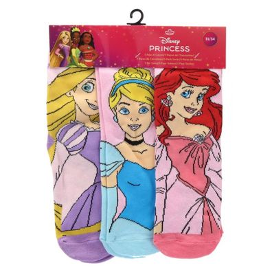 Princess Kindersocken 3er-Pack weich & elastisch mit Motivdruck