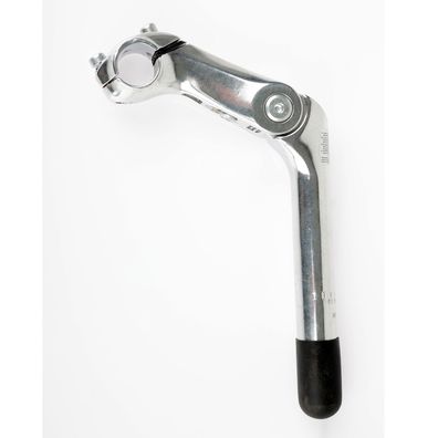Fahrrad Vorbau 25,4 mm Silber Aluminium Verstellbar 180 mm