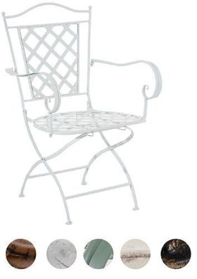 Outdoor Stuhl- Gartenstuhl Balkon Terrasse Eisen Nostalgie-versch. Farben