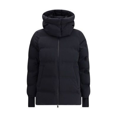 Herno Black Polyester Full-Length Jacket