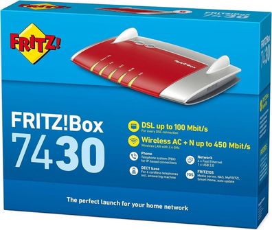 AVM FRITZ!Box 7430 WLAN AC + N Router
