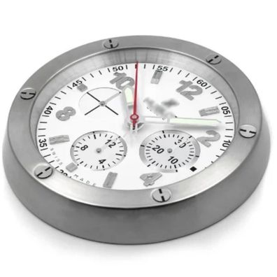 Wanduhr Hublot Big Bang King Power Weiß Chronograph Stahl Luxuswanduhr