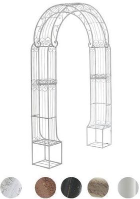 Rosenbogen -Rankhilfe Rosensäule Rankgitter Spalier Gartentor-versch. Farben