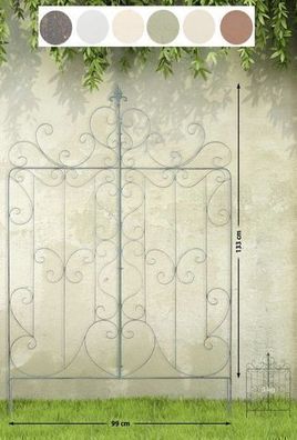 Rankgitter -Rankhilfe Rosensäule Rosenbogen Metall Spalier Garten-versch. Farben