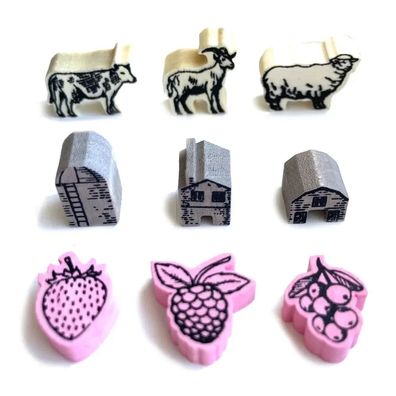 Fromage – Deluxe Upgrade Wooden Tokens