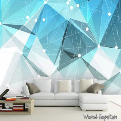 Vlies Fototapete Wandtapete Wandbilder 3D Abstrakte Geometrische 2207