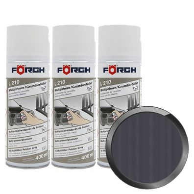 3x FOERCH L210 Multiprimer Grundierfueller 0.4 LTR Filler Füller