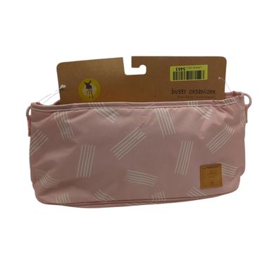 LÄSSIG Kinderwagen Organizer Buggy Tasche Soft Stripes Rose