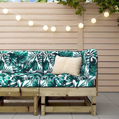 Garten-Ecksofa | Gartensofa | Outdoor-Sofa Impr?gniertes Kiefernholz