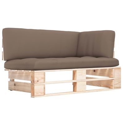 Outdoor-Ecksofa | Gartensofa Paletten Kiefernholz Impr?gniert