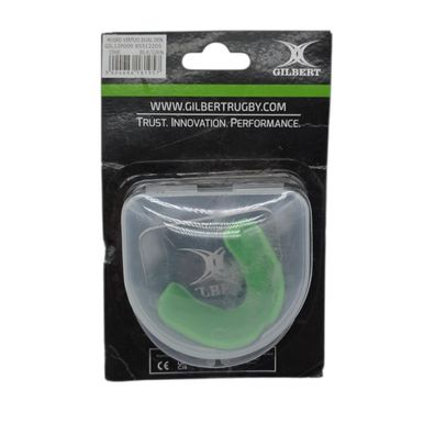 Gilbert Virtuo Mundschutz Dual Density Schwarz/Grün Einheitsgröße