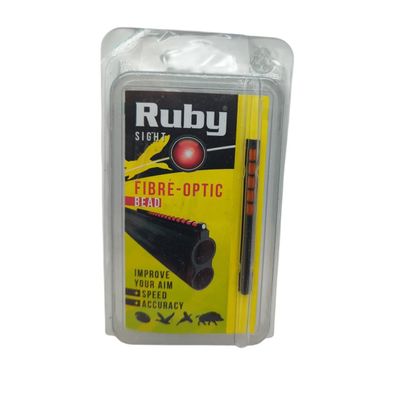 Optisches Visier rubinrot mit orangefarbenem Fadenkreuz 71 mm