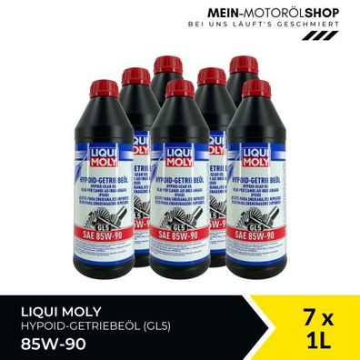Liqui Moly Hypoid-Getriebeöl (GL5) SAE 85W-90 7x1 Liter