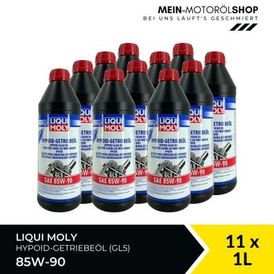 Liqui Moly Hypoid-Getriebeöl (GL5) SAE 85W-90 11x1 Liter