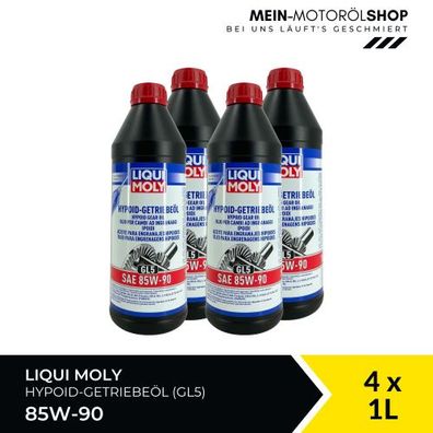 Liqui Moly Hypoid-Getriebeöl (GL5) SAE 85W-90 4x1 Liter