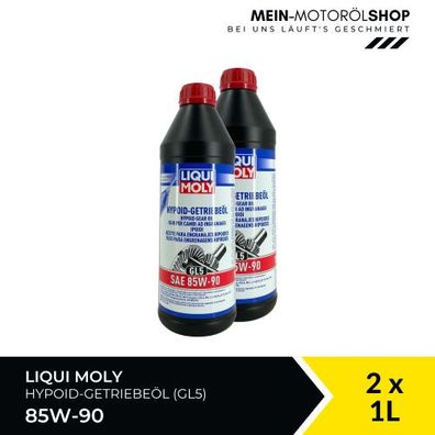 Liqui Moly Hypoid-Getriebeöl (GL5) SAE 85W-90 2x1 Liter