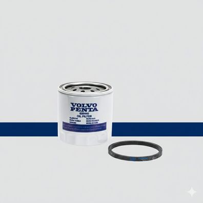 Volvo Penta Ölfilter Art-Nr. 835440 für Benzinmotoren mit 4 oder V8 Zyl. GM-Block