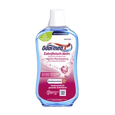 Odol med3 Zahnfleisch Aktiv Mundspülung tägliche Pflege 500ml