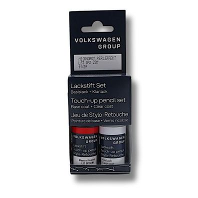 Original Audi VW SEAT Skoda Lackstiftset LZ3M misanorot-perleffekt LST0P2Z3M