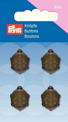 Prym Kinder Knopf Ösen Schildkröte grün 16 mm