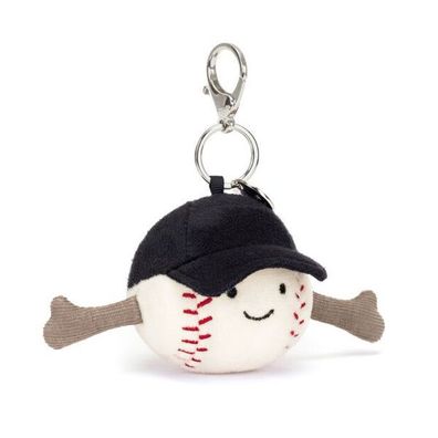 Jellycat Amuseable Baseball Charm Schlüsselanhä Plüschtier Spielzeug Kuscheltier Toy