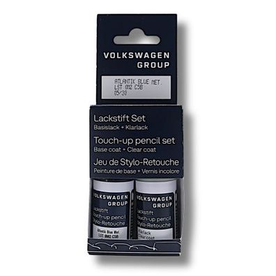 Original Audi VW SEAT Skoda Lackstiftset LB9Z white silver-metallic LST0M2B9Z