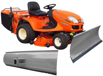 Universal Schneeschild Einachser Rasentraktor ohne Räder Grau 100 - 200 x 40 cm