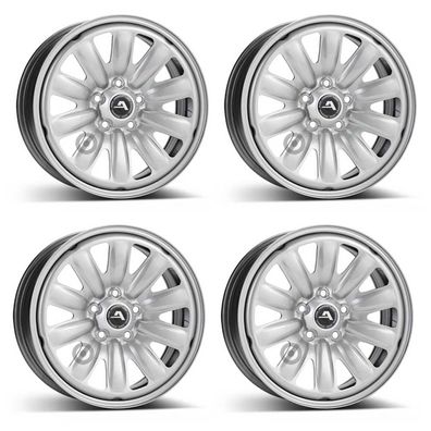 4 Stahlfelgen Alcar 131500 6.0Jx15 ET38 5x100 für Skoda Fabia Rapid