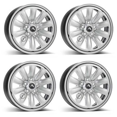 4 Stahlfelgen Alcar 132800 6.5Jx17 ET38 5x112 für Skoda Kodiaq