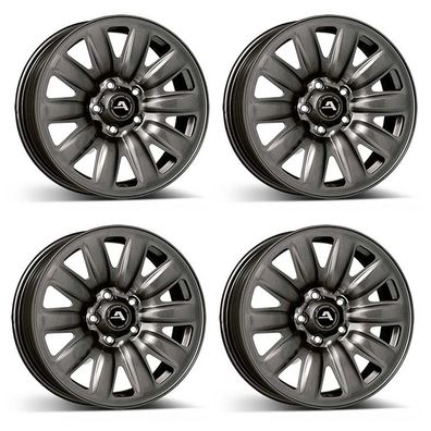 4 Stahlfelgen Alcar 200001A 6.5Jx16 ET46 5x112 für Skoda Octavia